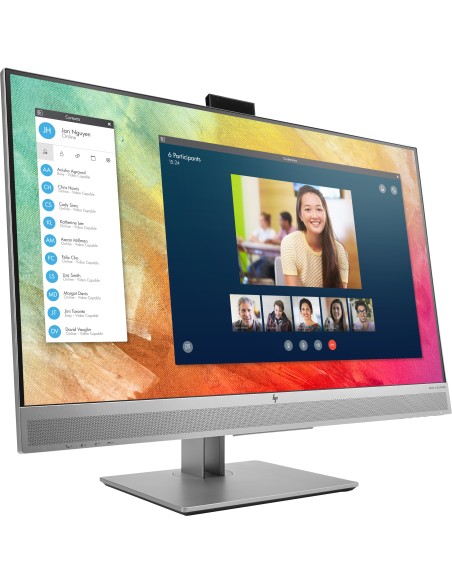 HP EliteDisplay E273m 68,6 cm (27") 1920 x 1080 Pixel Full HD LED Nero, Argento
