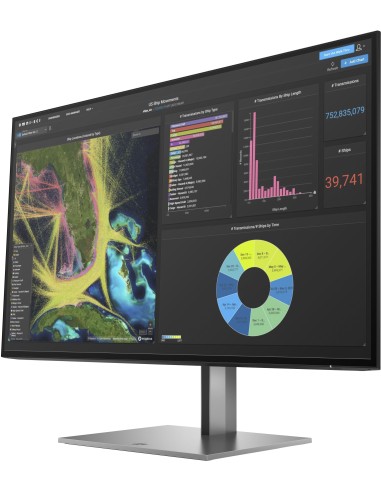 HP Z27k G3 4K USB-C 68,6 cm (27") 3840 x 2160 Pixel 4K Ultra HD Argento