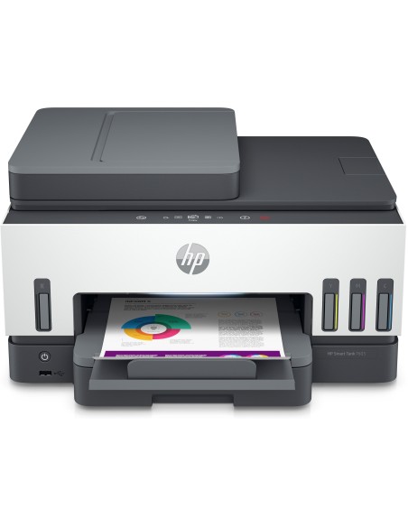 HP Smart Tank Stampante multifunzione 7605, Stampa, copia, scansione, fax, ADF e wireless, ADF da 35 fogli, scansione verso