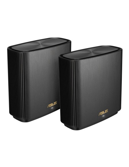 ASUS ZenWiFi AX (XT9) AX7800 2er Set Schwarz Banda tripla (2.4 GHz 5 GHz 5 GHz) Wi-Fi 6 (802.11ax) Nero 4 Interno