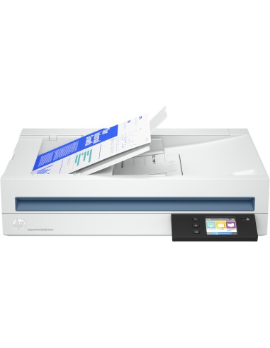 HP Scanjet Pro N4600 fnw1 Scanner piano e ADF 1200 x 1200 DPI A5 Bianco