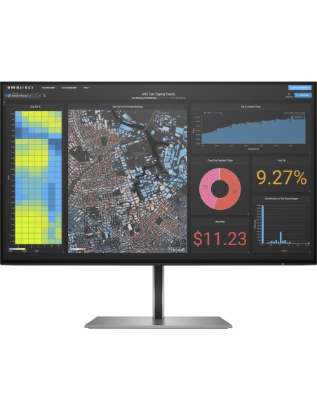 HP Z24f G3 60,5 cm (23.8") 1920 x 1080 Pixel Full HD Argento