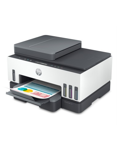 HP Smart Tank Stampante multifunzione 7305, Stampa, Scansione, Copia, ADF, Wireless, ADF da 35 fogli, scansione verso PDF,