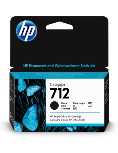 HP Cartuccia di inchiostro nero originale DesignJet 712 da 38 ml
