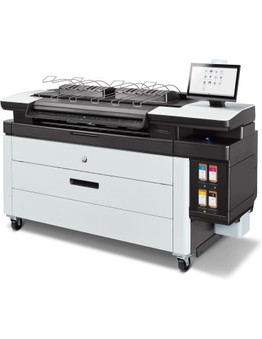 HP PageWide XL 4200 40-in Multifunction Printer with Top Stacker stampante grandi formati