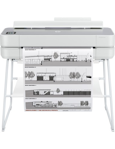 HP Designjet Impresora Studio Steel de 24" stampante grandi formati Wi-Fi Getto termico d'inchiostro A colori 2400 x 1200 DPI