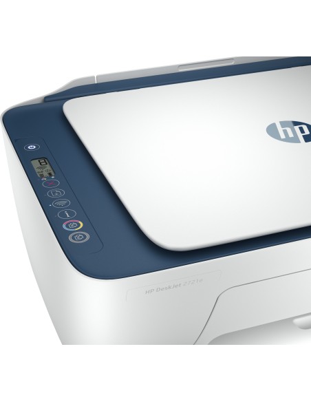 HP Stampante multifunzione HP DeskJet 2721e, Colore, Stampante per Casa, Stampa, copia, scansione, wireless HP+ idonea a HP