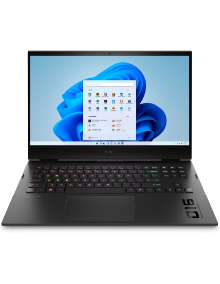HP OMEN 16-b0002nl i7-11800H Computer portatile 40,9 cm (16.1") Full HD Intel® Core™ i7 16 GB DDR4-SDRAM 1000 GB SSD NVIDIA