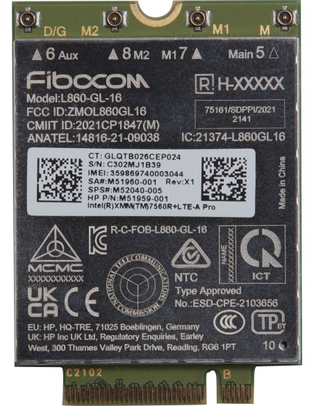 HP WWAN XMM" 7560 LTE-Advance