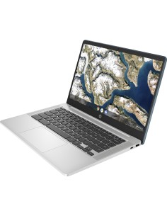 HP Chromebook 14a-na0059nl N4120 35,6 cm (14") Full HD Intel® Celeron® 4 GB LPDDR4-SDRAM 64 GB eMMC Wi-Fi 5 (802.11ac) ChromeOS 2