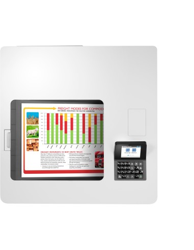 HP Color LaserJet Enterprise Stampante Enterprise Color LaserJet M554dn, Stampa, Porta USB frontale, Stampa fronte retro
