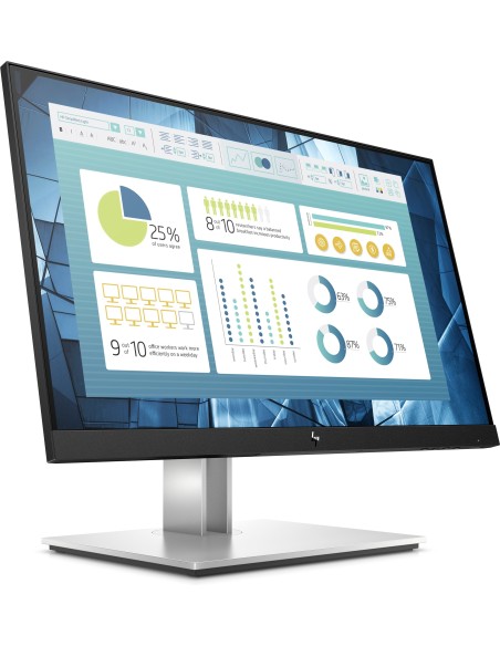 HP E22 G4 54,6 cm (21.5") 1920 x 1080 Pixel Full HD LED Nero, Argento