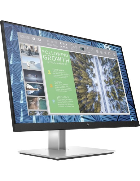 HP E-Series E24Q G4 60,5 cm (23.8") 2560 x 1440 Pixel Quad HD Nero, Argento