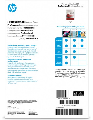 HP Professional Business Paper, Matte, 200 g m2, A4 (210 x 297 mm), 150 sheets
