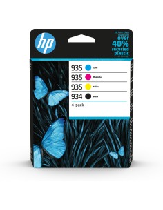 HP Confezione da quattro Cartucce di Inchiostro ciano magenta giallo e nero Originali 934 e 935