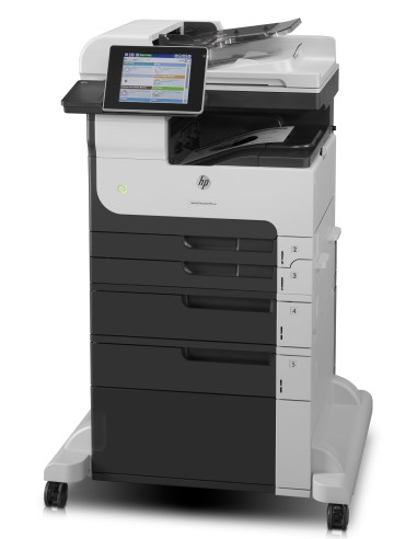 HP LaserJet Enterprise Multifunzione M725f, Stampa, copia, scansione, fax, ADF da 100 fogli, Porta USB frontale, Scansione