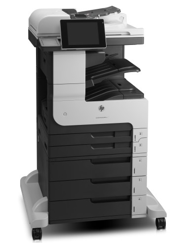HP LaserJet Enterprise Multifunzione M725z, Stampa, copia, scansione, fax, ADF da 100 fogli, Porta USB frontale, Scansione