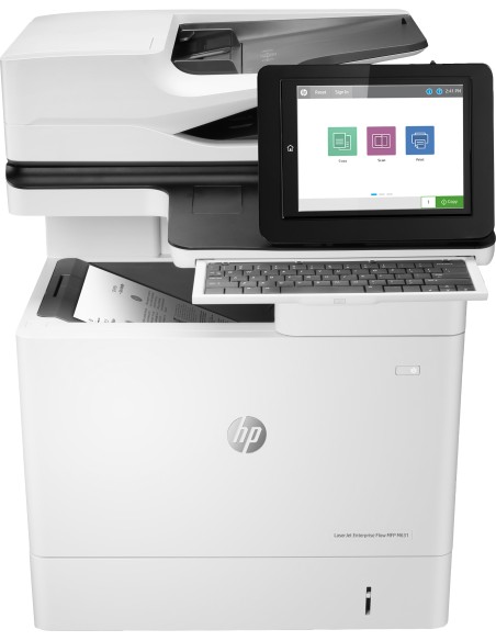 HP LaserJet Enterprise Flow Stampante multifunzione M631h, Stampa, copia, scansione