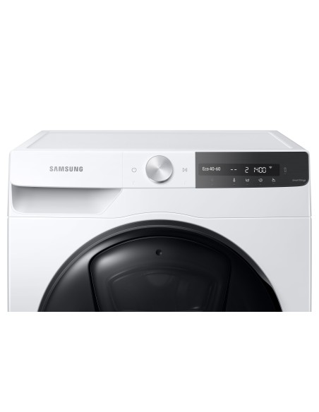 Samsung WW90T754DBT Lavatrice 9kg UltraWash Ai Control Libera installazione Caricamento frontale 1400 Giri min Nero, Bianco A