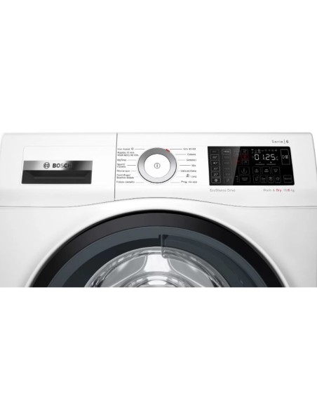 Bosch Serie 6 WDU8H540IT lavasciuga Libera installazione Caricamento frontale Bianco E