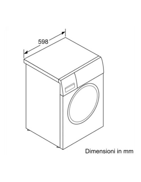 Bosch Serie 8 WIW28541EU lavatrice Caricamento frontale 8 kg 1400 Giri min C Bianco