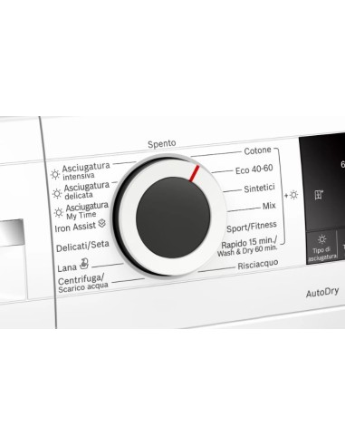 Bosch Serie 4 WNA13400IT lavasciuga Libera installazione Caricamento frontale Bianco E