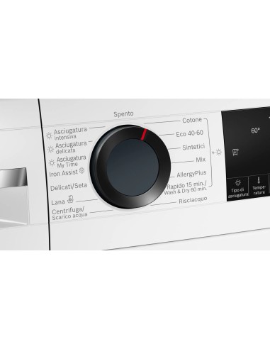 Bosch Serie 6 WNA14449IT lavasciuga Libera installazione Caricamento frontale Bianco E