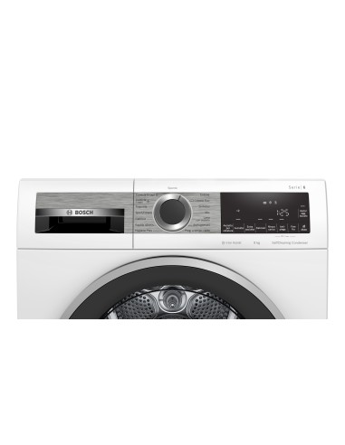 Bosch Serie 6 WQG245A0IT asciugatrice Libera installazione Caricamento frontale 9 kg A++ Bianco