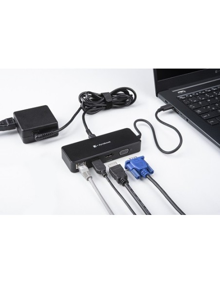 Dynabook PS0001UA1PRP replicatore di porte e docking station per notebook Cablato USB 2.0 Type-C Nero