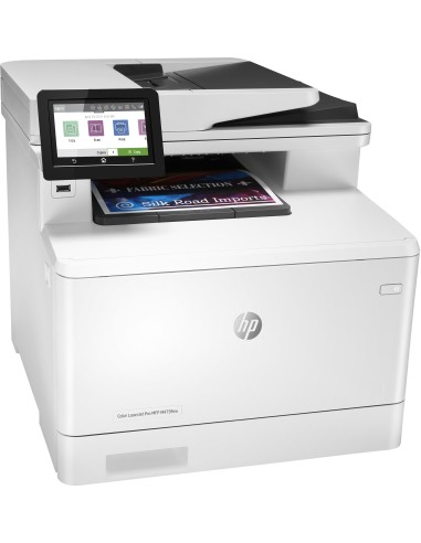 HP Color LaserJet Pro Stampante multifunzione M479fnw, Stampa, copia, scansione, fax, e-mail, Scansione verso e-mail PDF ADF da