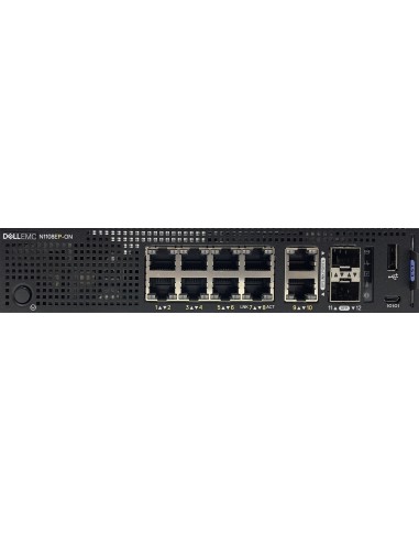 DELL N-Series N1108EP-ON Gestito L2 Gigabit Ethernet (10 100 1000) Supporto Power over Ethernet (PoE) 1U Nero