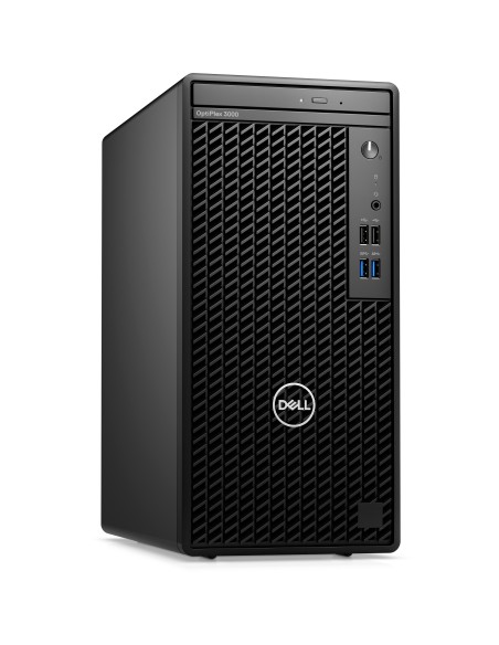 DELL OptiPlex 3000 i5-12500 Tower Intel® Core™ i5 8 GB DDR4-SDRAM 512 GB SSD Windows 10 Pro PC Nero