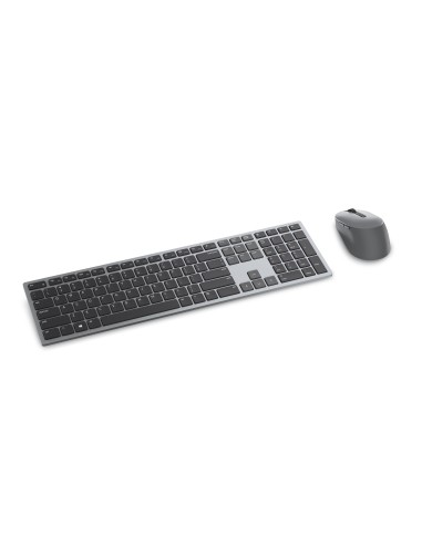 DELL KM7321W tastiera Mouse incluso RF senza fili + Bluetooth QWERTY US International Grigio, Titanio