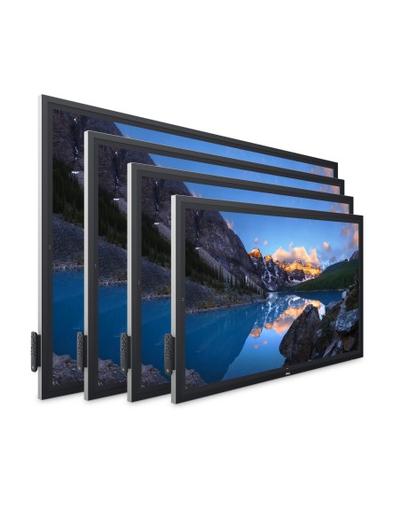 DELL C5522QT Pannello piatto interattivo 138,8 cm (54.6") LCD 350 cd m² 4K Ultra HD Nero Touch screen