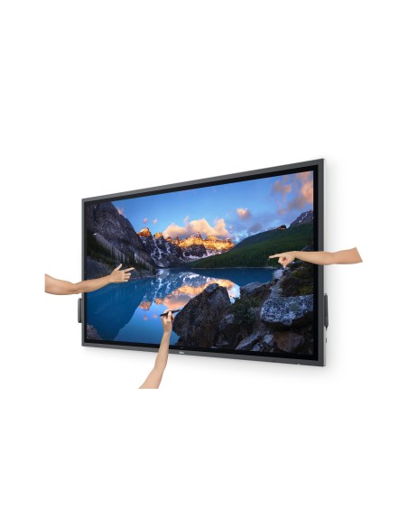 DELL C6522QT Pannello piatto interattivo 163,9 cm (64.5") LCD 350 cd m² 4K Ultra HD Nero Touch screen
