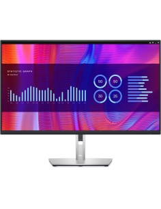 DELL P Series P3223DE 80 cm (31.5") 2560 x 1440 Pixel Quad HD LCD Nero, Argento