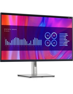 DELL P Series P3223DE 80 cm (31.5") 2560 x 1440 Pixel Quad HD LCD Nero, Argento 2