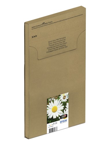 Epson Daisy Multipack Margherita 4 colori Inchiostri Claria Home 18XL in confezione EasyMail Packaging
