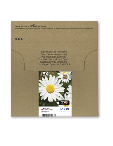 Epson Daisy Multipack Margherita 4 colori Inchiostri Claria Home 18XL in confezione EasyMail Packaging