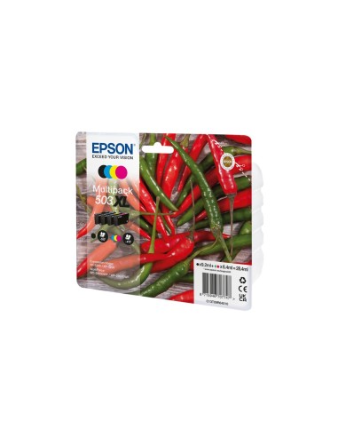 Epson 503XL cartuccia d'inchiostro 4 pz Originale Resa elevata (XL) Nero, Ciano, Magenta, Giallo