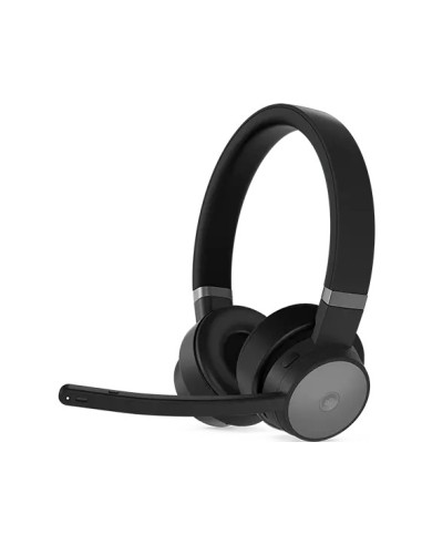 Lenovo Go Wireless ANC Auricolare Con cavo e senza cavo A Padiglione Ufficio USB tipo-C Bluetooth Base di ricarica Nero