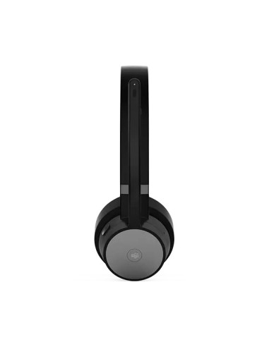 Lenovo Go Wireless ANC Auricolare Con cavo e senza cavo A Padiglione Ufficio USB tipo-C Bluetooth Base di ricarica Nero