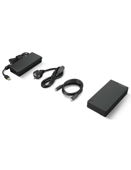 Lenovo 40B50090EU replicatore di porte e docking station per notebook Cablato USB 3.2 Gen 1 (3.1 Gen 1) Type-C Nero