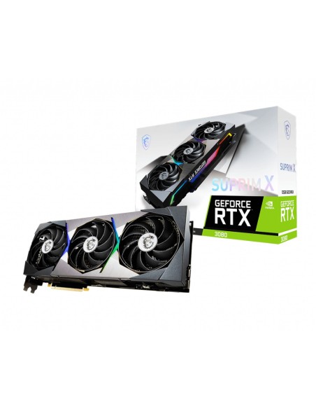 MSI RTX 3080 SUPRIM X 12G LHR scheda video NVIDIA GeForce RTX 3080 12 GB GDDR6X