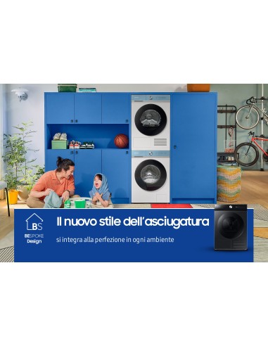 Samsung Asciugatrice BESPOKE AI™ SilentDry 9Kg DV90BB9445GB