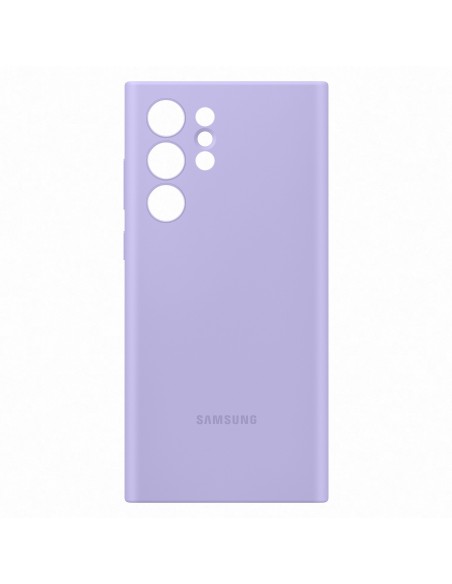 Samsung Cover in Silicone per Galaxy S22 Ultra, Lavender