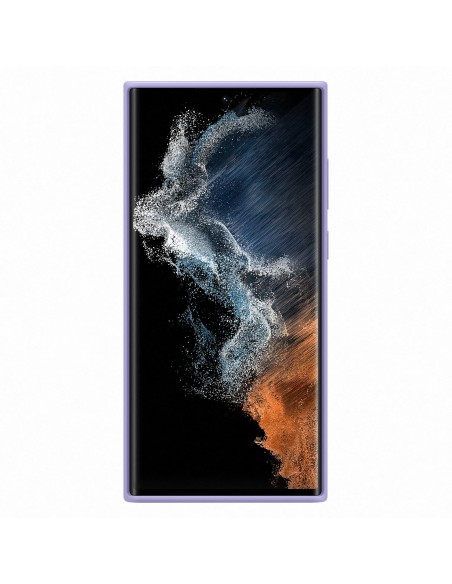 Samsung Cover in Silicone per Galaxy S22 Ultra, Lavender