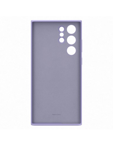 Samsung Cover in Silicone per Galaxy S22 Ultra, Lavender