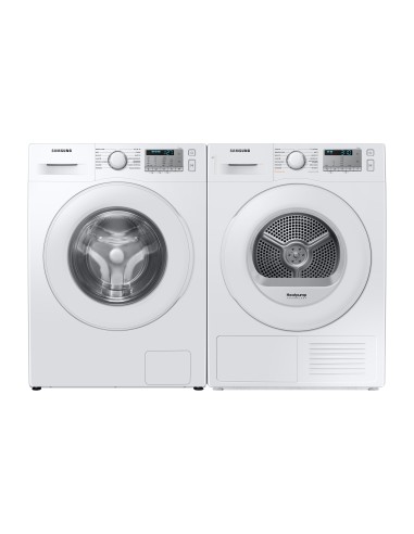 Samsung DV80TA020TH asciugatrice Libera installazione Caricamento frontale 8 kg A++ Acciaio, Bianco