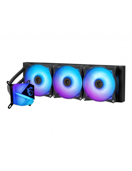 MSI MAG-CRLQD-C360 sistema di raffreddamento per computer Processore Refrigeratore Nero
